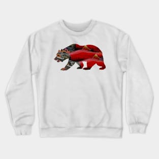 Salmon Bear Crewneck Sweatshirt